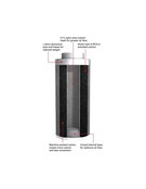 Rhino filter 765m3 - Flange 200mm, height 400mm Rhino filter 765m3 - Flange 200mm, height 400mm