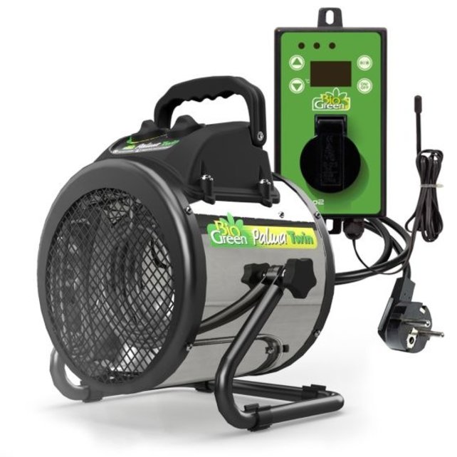 Biogreen, Palma TWIN (2 gloei-spiralen), incl. externe thermostaat