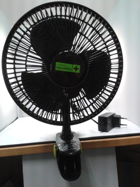 Clip fan (Clipfan) 15cm black with fastening clip