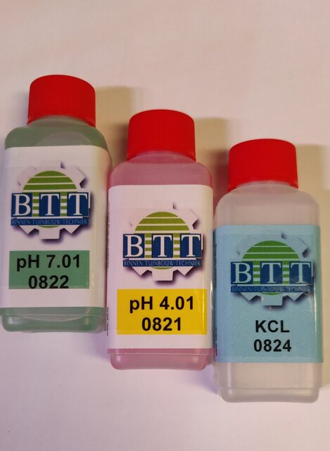 calibration fluid pH7.01, pH4.01 and storage fluid KCL