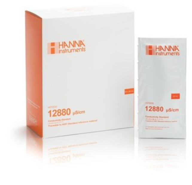 EC-Kalibrierflüssigkeit 12,88 25 x 20 ml Beutel