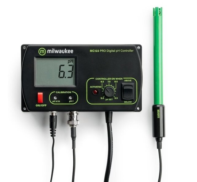 Milwaukee pH controller met CO2 - Model MC122 PRO - Professionele PH Meter
