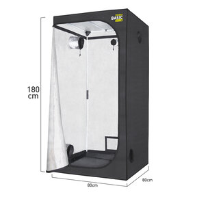 GHP Growzelt/Hobby Growzelt ProBox Basic80H/ 80x80x180cm NYLON 420D