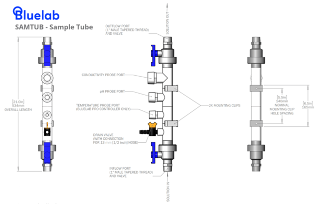 Bluelab, SAMTUB, Sample Tube (mixing tube)