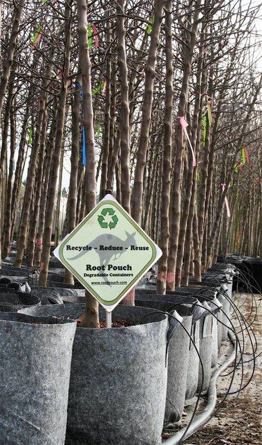 Rootpouch GREY 16 ltr ,10st/bundel, 250gr/m2