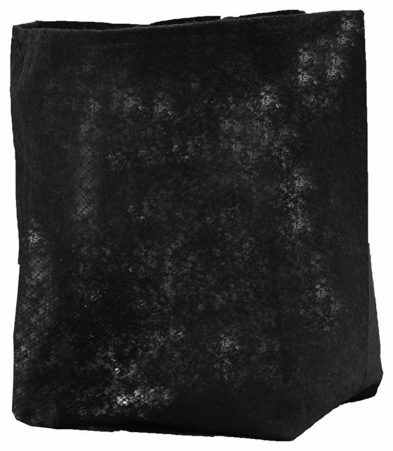 Rootpouch Thin BLACK 1,6 ltr,50st/bundel, 90gr/m2