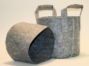 Wurzelbeutel GRAU 39 ltr mit GRIFF, 10 Stück/Bündel, 250gr/m2 Wurzelbeutel GRAU 39 ltr mit GRIFF, 10 Stück/Bündel, 250gr/m2