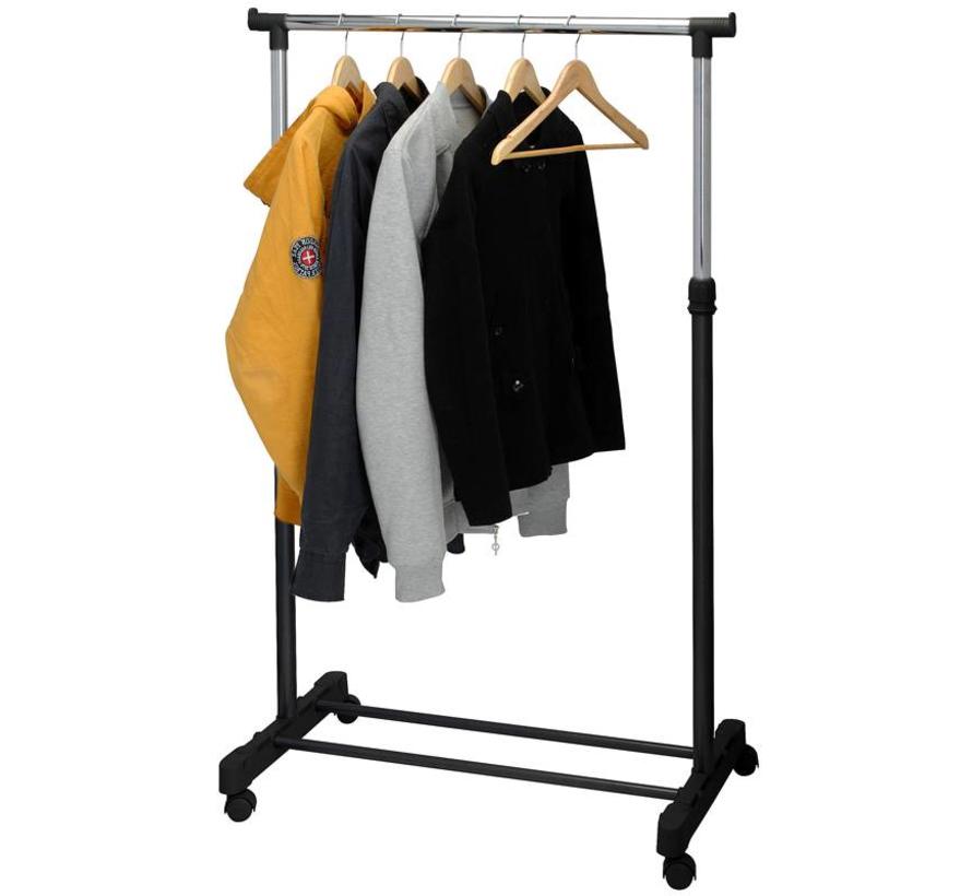 Storage Solutions - Verstelbaar mobiel kledingrek - 80cm x 42cm x 165cm hoog -