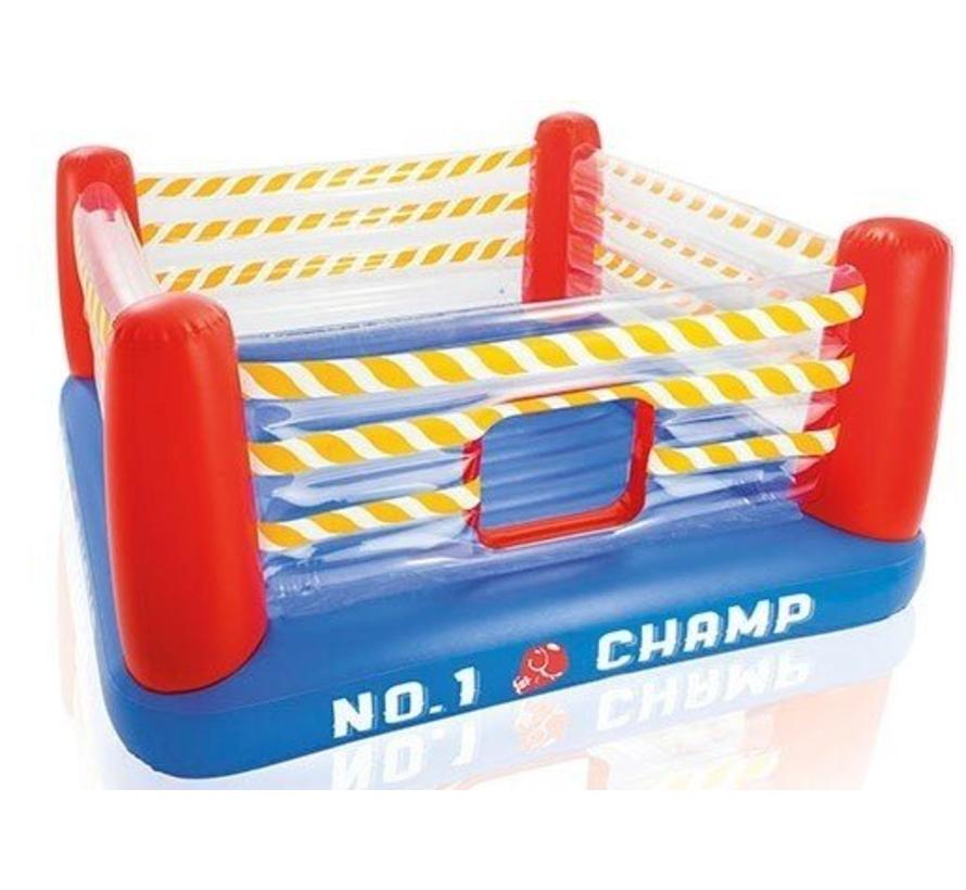 Opblaasbare boksring trampoline Jump-O-Lene (226x226x110cm)