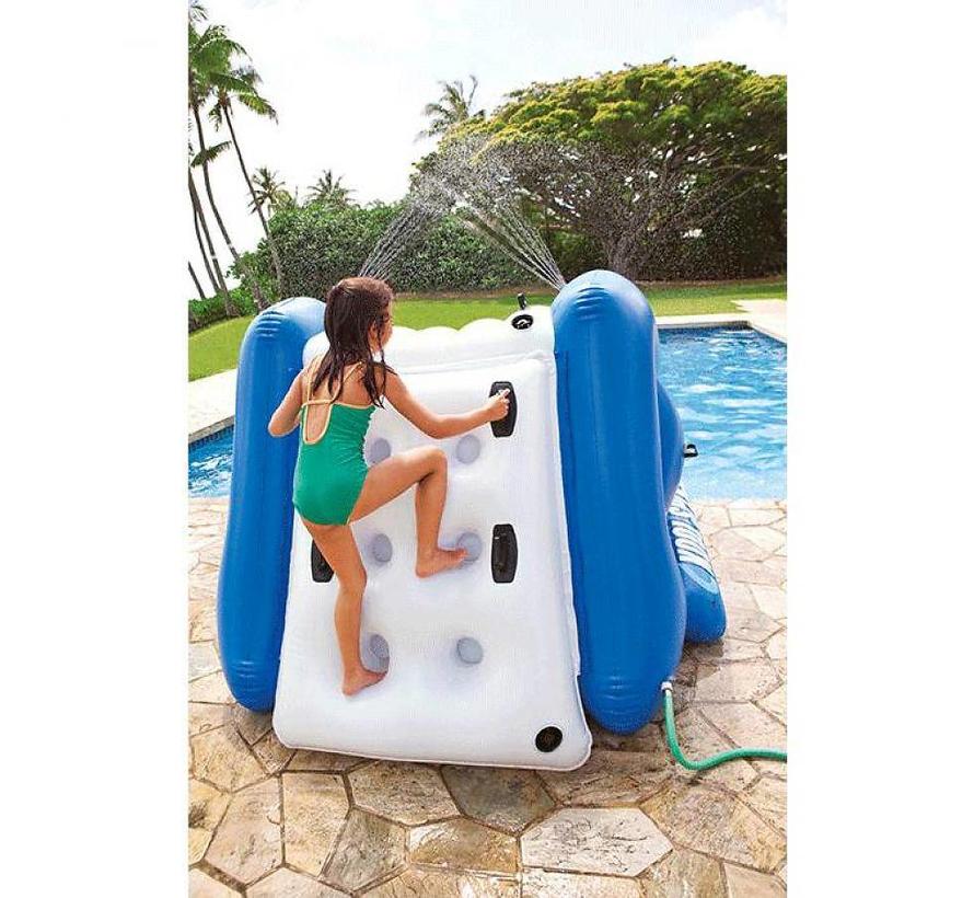 Kool splash - opblaasbare glijbaan - met sproeiers - 333cm x 206cm x 117cm