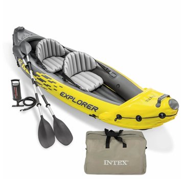 Intex 2-Persoons opblaasbare kajak set - Explorer K2 - 91x312x51cm