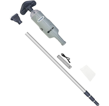 Intex PureSpa - oplaadbare spa/zwembad handstofzuiger - uitschuifbare steel max. 2,39M