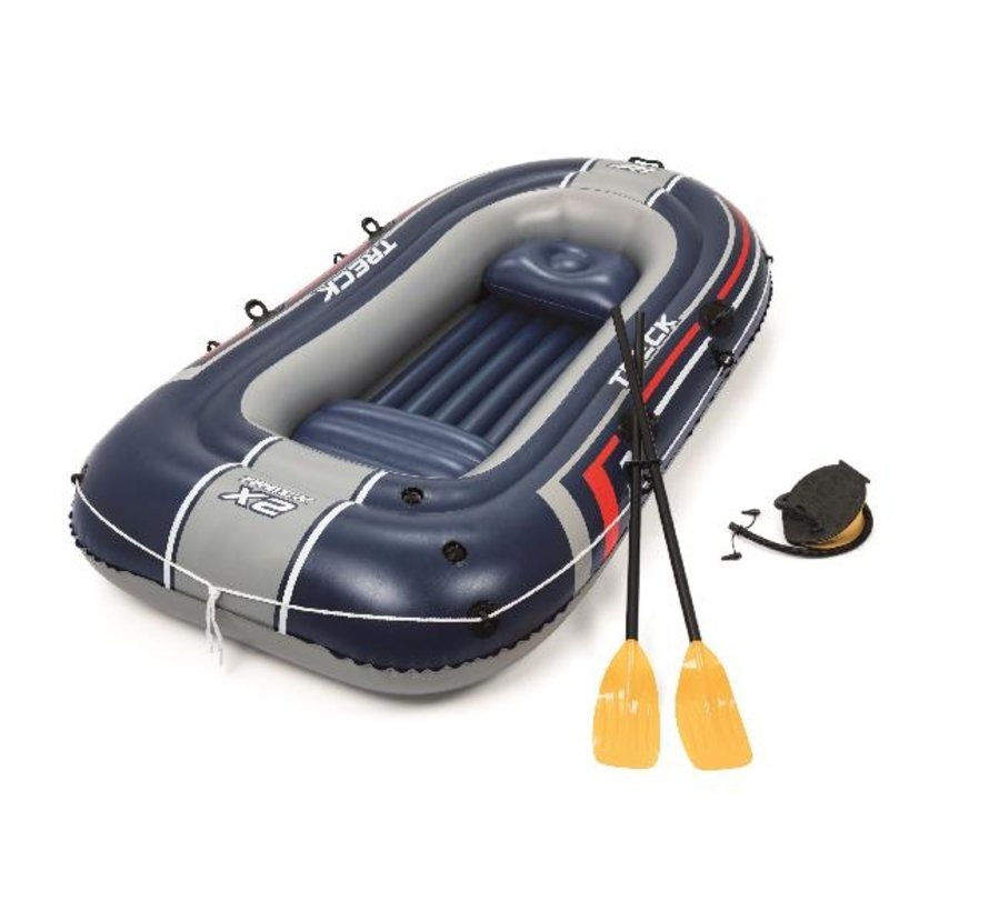 2+1 Persoons opblaasbare raft boot - Hydro-Force - Treck X2 set - met peddels en pomp - 255x127cm