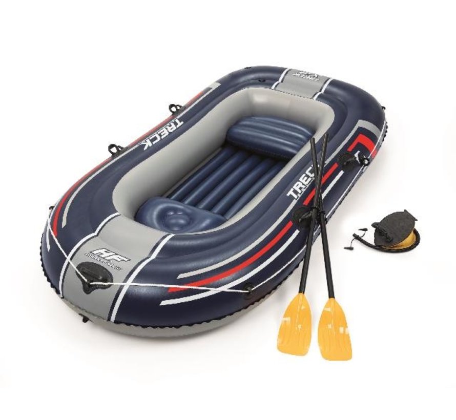 2+1 Persoons opblaasbare raft boot - Hydro-Force - Treck X2 set - met peddels en pomp - 255x127cm