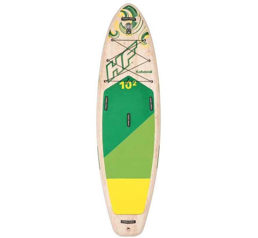 Opblaasbaar SUP board Kahawai set - met pomp en peddel - 310cm lang x 86cm breed x 15cm hoog