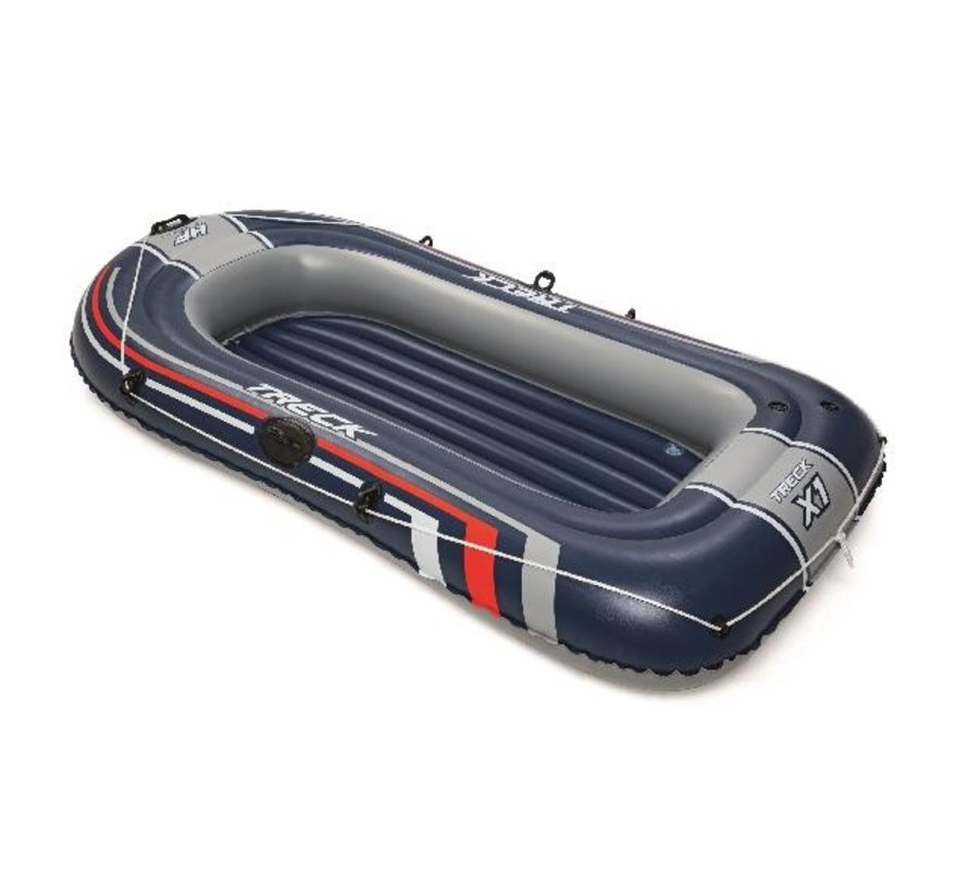 2-Persoons opblaasbare raft boot set - Hydro-Force Treck X1 - 228cm lang x 121cm breed x 36cm hoog