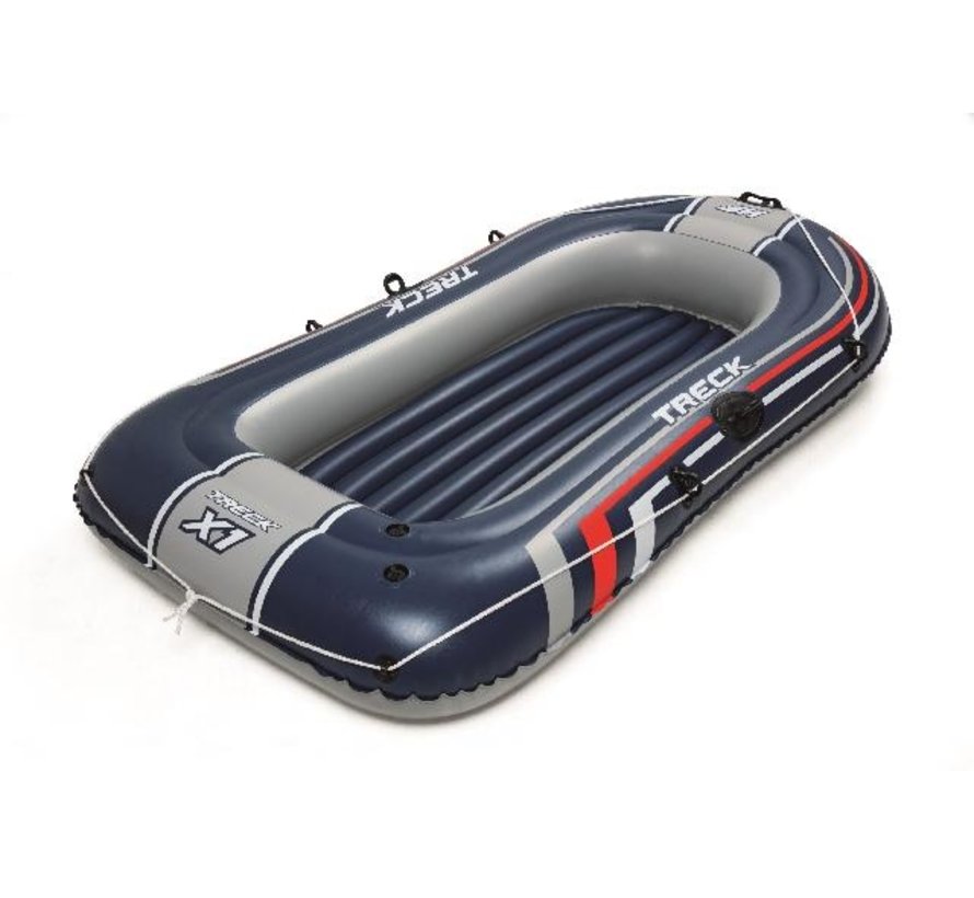 2-Persoons opblaasbare raft boot set - Hydro-Force Treck X1 - 228cm lang x 121cm breed x 36cm hoog