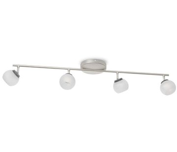 Philips MyLiving LED Balla plafondlamp mat chroom 4W  (4-spots)