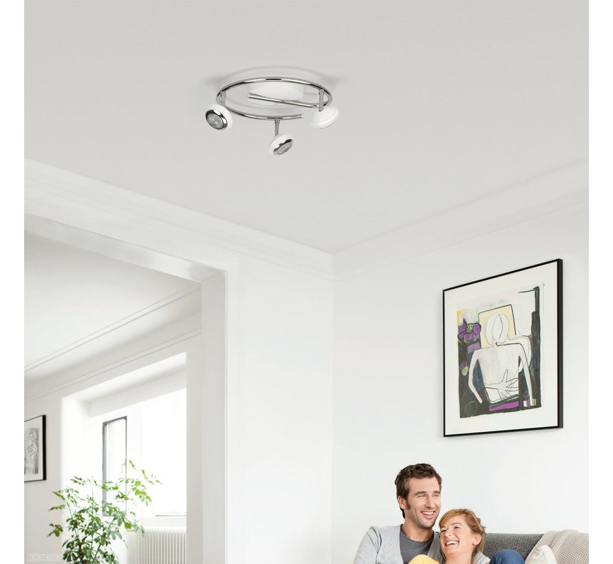 MyLiving Sepia plafondlamp LED 4,5W wit (3-spots)
