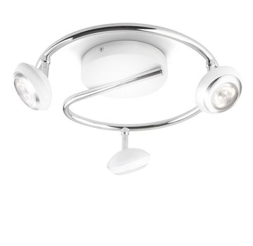 Philips MyLiving Sepia plafondlamp LED 4,5W wit (3-spots)