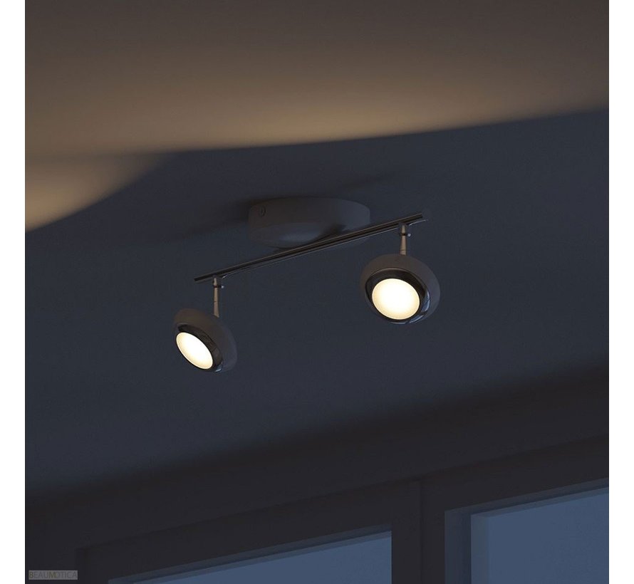 MyLiving Sepia plafondlamp LED 4,5W wit (2-spots)