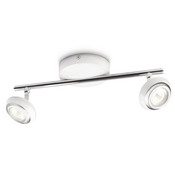 Philips MyLiving Sepia plafondlamp LED 4,5W wit (2-spots)