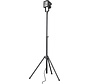 Faro - halogeenstraler op driepoot - zwart - 180cm hoog