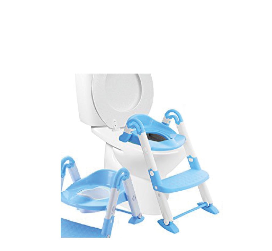 Bambino 3in1 - Plaspotje - Trapje - WC Verkleiner - Blauw Jongens