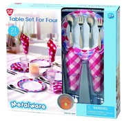 Playgo Tafelset / Tafelservies voor 4 Personen - Voor kinderen (21-delige set)