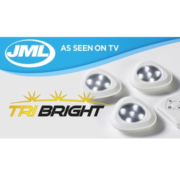 Tri Bright Draadloze Witte LED lampen set incl. afstandsbediening (4-delig)