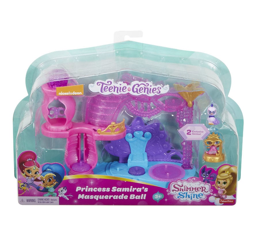 Fisher Price - Shimmer & Shine - Teenie Genies - Prinses Samira gemaskerd bal