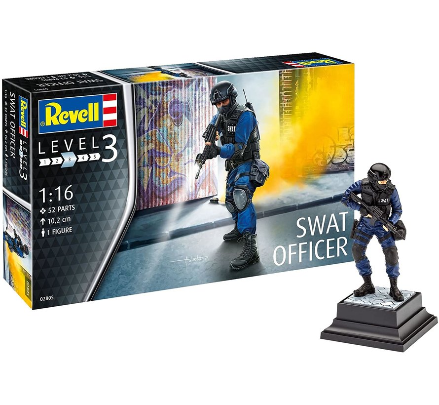 Swat officier - 1:16 - Level 3 - 52 delig - nr 2805