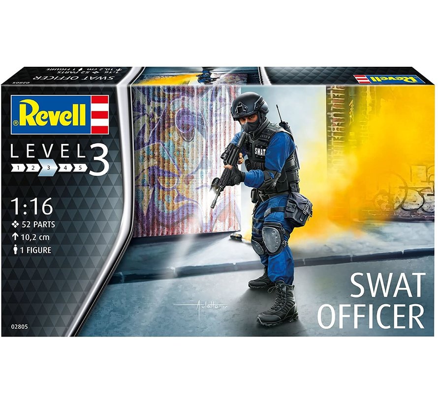 Swat officier - 1:16 - Level 3 - 52 delig - nr 2805