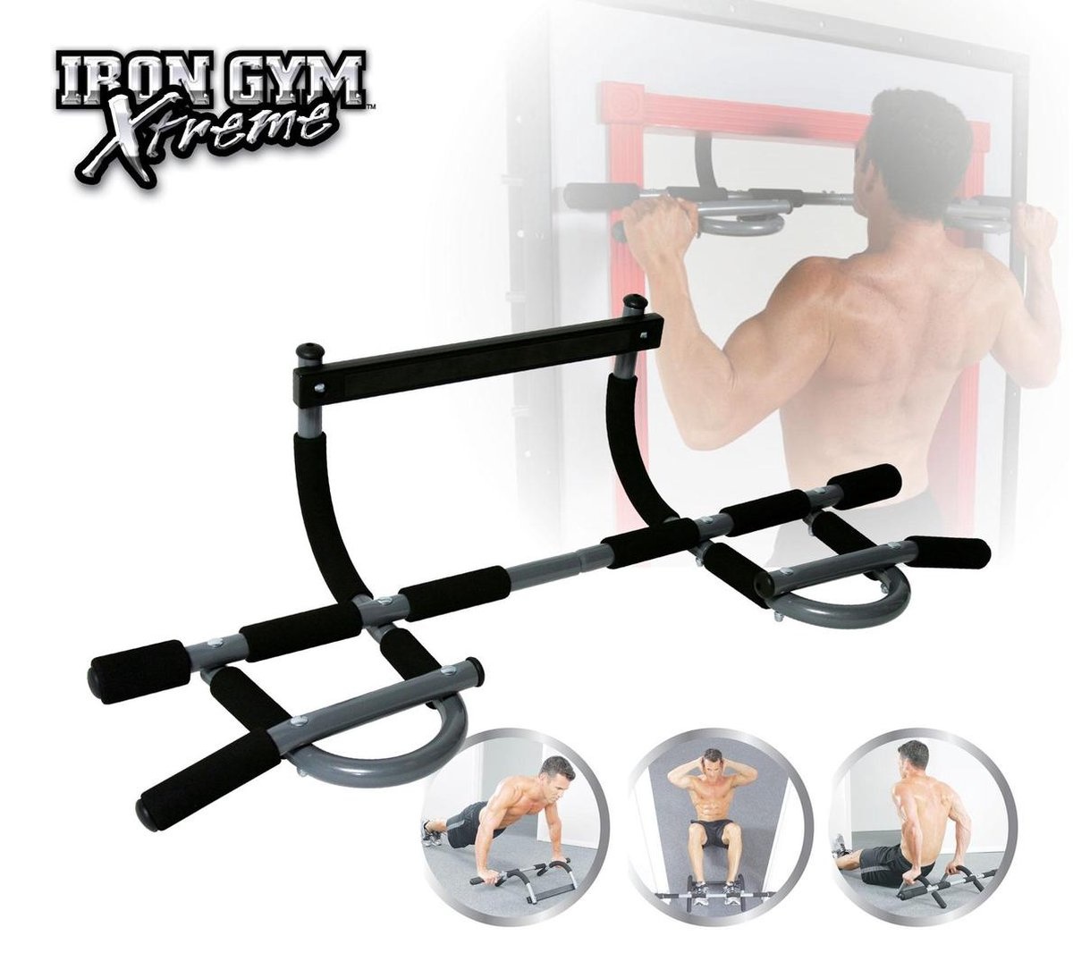 Iron Gym Regular - Barre de traction pour cadre de porte IRON GYM