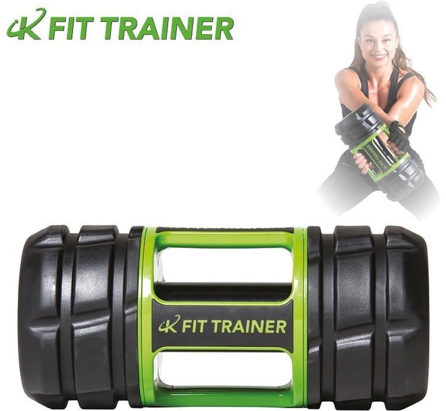 7-in-1 trainer - Dumbbell - Kettlebell - Barbell - Ab Roller- Foam Roller