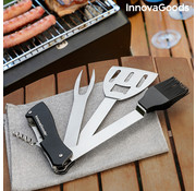 Innovagoods 5-in-1 RVS BBQ accessoireset - BBKit - Alles in 1 voor de barbecue