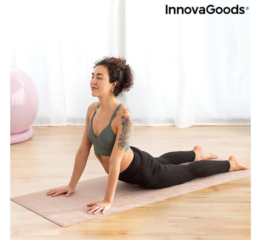 Hoogwaardige Juten Yoga Mat Jumat - Inclusief draagriem - Antislip