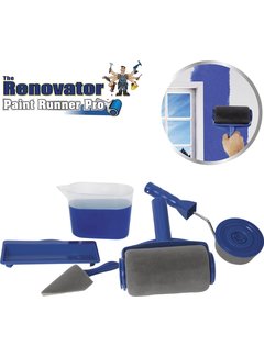 Renovator Paint Runner Pro - Verfroller met reservoir, hoekstrijker en randroller