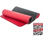 Pro Yoga Mat - Met Online Trainingsvideo's - Rood / Zwart