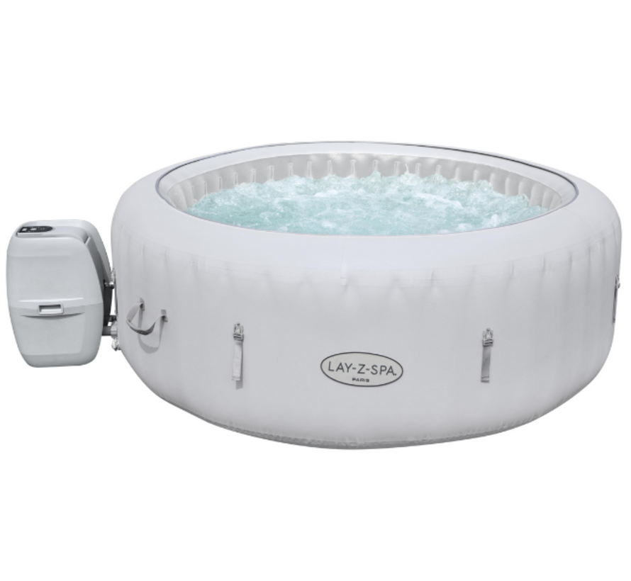 Lay-Z-Spa Paris LED - Max 6 pers - 140 Airjets - Jacuzzi - Bubbelbad- Whirlpool