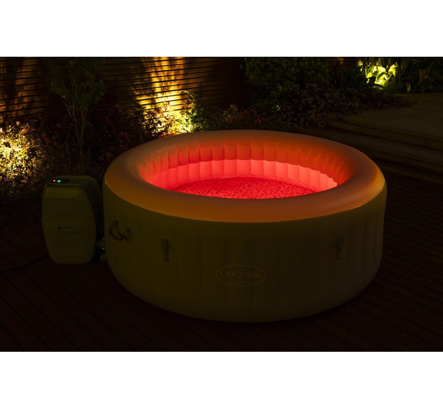 Lay-Z-Spa Tahiti LED - Max 4 pers - 120 Airjets - Jacuzzi - Bubbelbad- Whirlpool