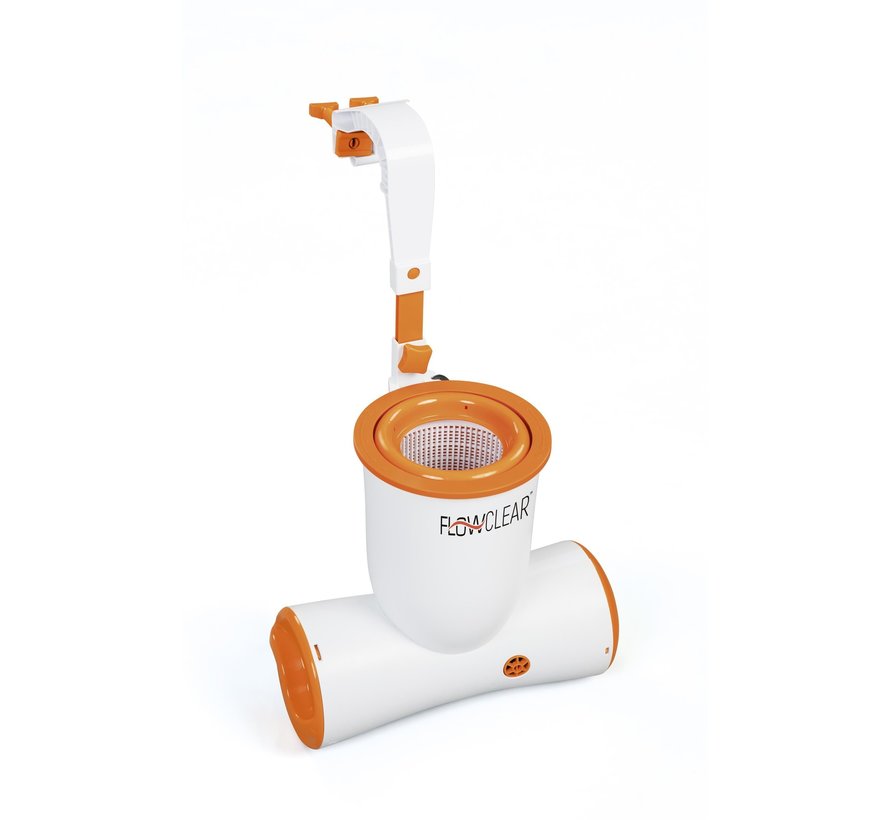 Flowclear 2in1 - Skimmer met ingebouwde Filterpomp - 3,9 M³/u - Skimmerfilter