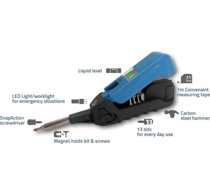 Clever Buddy - 17in1 multitool Gereedschap