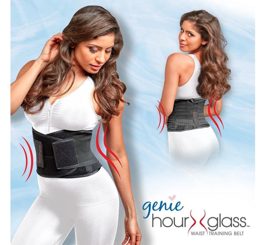 Genie Hour Glass - Waist Trainer - Maat L/XL - Zwart