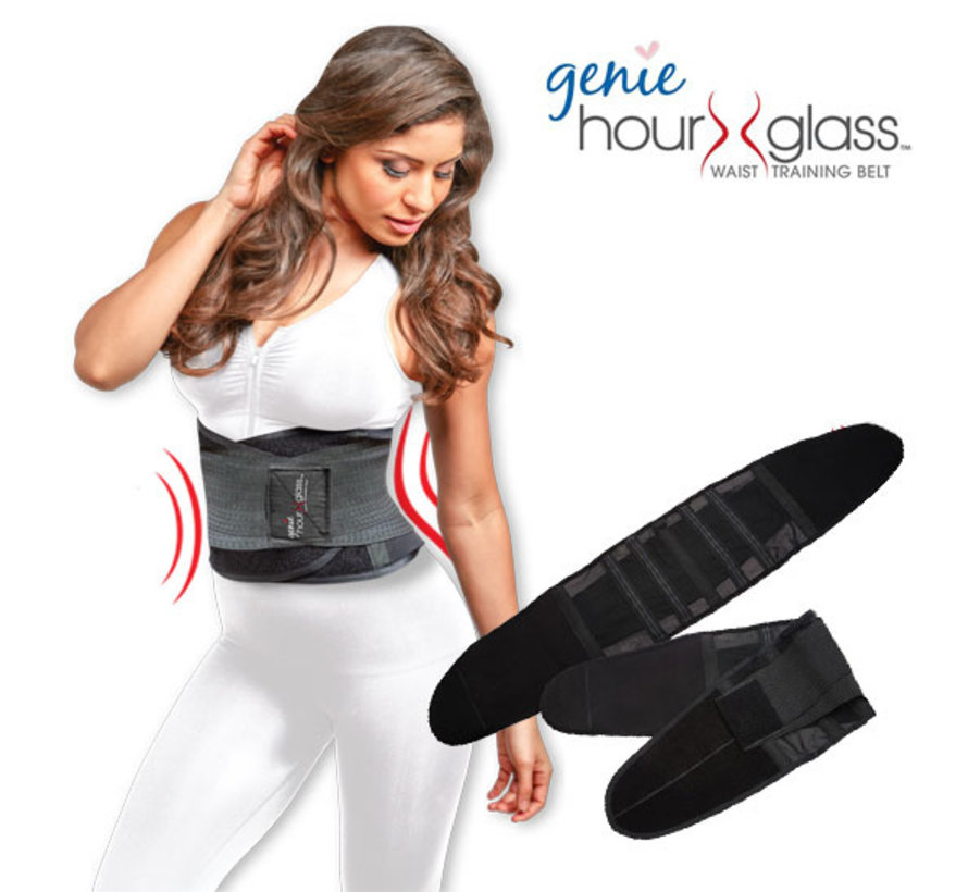 Genie Hour Glass - Waist Trainer - Maat L/XL - Zwart