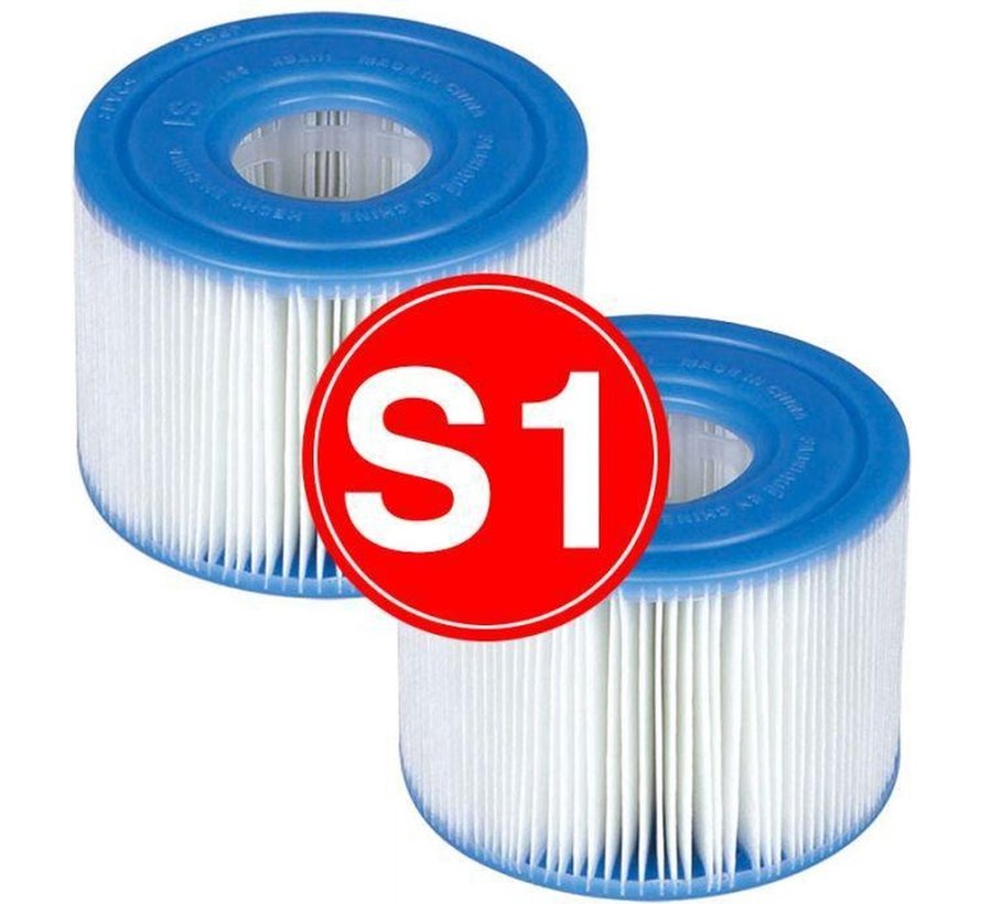 4 stuks Spa Filter voor de PureSpa Type S1 - Filterpatroon / Filtercartridge