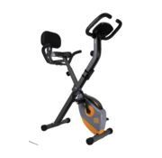 Orange Gym X Bike - Opvouwbare hometrainer – incl. rugsteun, 8 weerstandsniveaus, LCD monitor, fiets