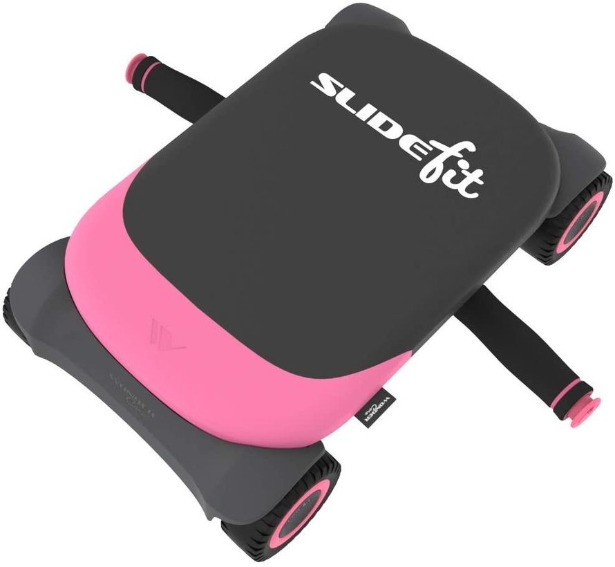 Slide Fit - Buikroller - Fitness - Trainingsapp met fitnessvideo's en fitnessgames - roze