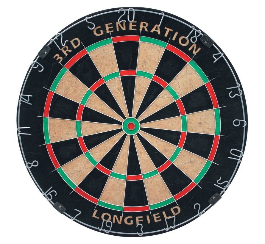 Dartbord 3rd generation, afrikaans sisal,diam 46cm