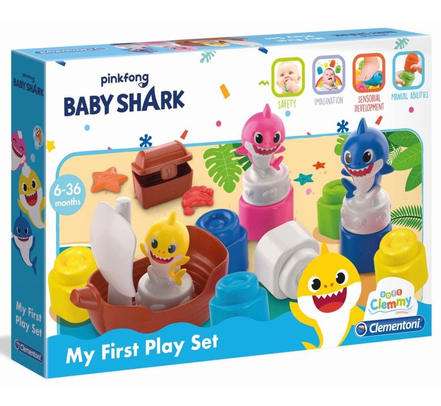 Baby Shark Playset - Clemmy Speelset met zachte blokken